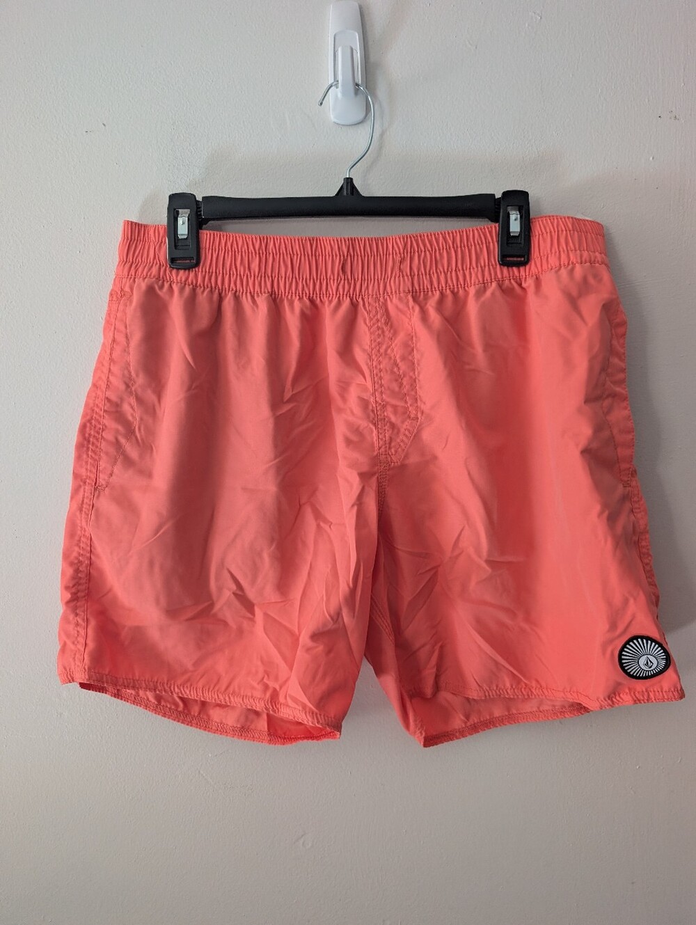Volcom Mens Salmon Swim Trunks Size L